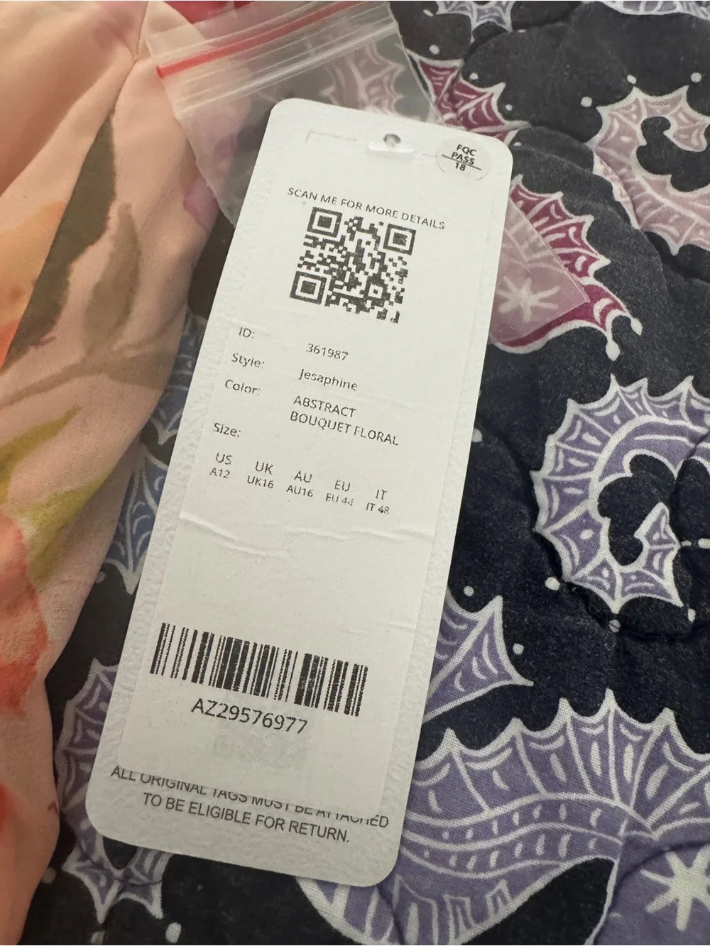 Azazie Abstract bouquet floral sheath bow chiffon Maxi dress